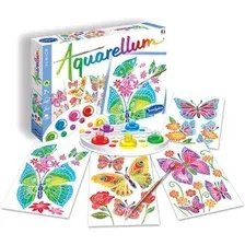 Набор для рисования SentoSphere Aquarellum Цветы и бабочки 6500