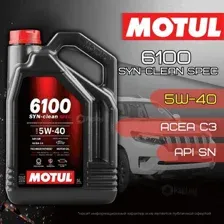 Моторное масло Motul 6100 SYN-CLEAN SPEC 5W-40, 5л MOTUL 113899