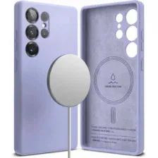 Чехол Ringke SILICONE MAGNETIC для Galaxy S25 Ultra LAVENDER