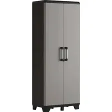 Шкаф высокий Keter Armadio Pro Alto, серый/черный