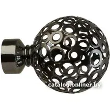 Наконечник для карниза Lm Decor YF095 Ажур 16мм (антрацит)