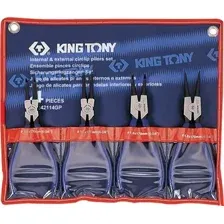 Набор пассатижей King Tony 42114GP (4 предмета)
