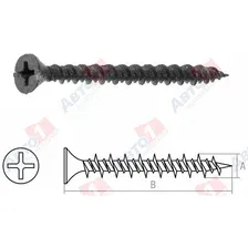 STARFIX SMC1-87836-1000 Саморез 3.9х19 мм для монтажа ГВЛ к металлу, фосфат (1000 шт в карт. уп.)