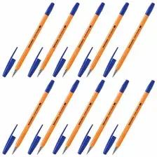 Набор шариковых ручек BRAUBERG M-500 Orange 143951 (10 шт)