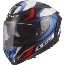 Мотошлем LS2 FF817 Challenger II Viper (XL, белый/синий/красный)