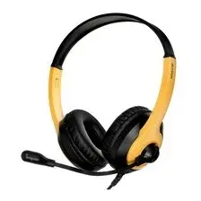 Наушники A4Tech Fstyler FH100U (черный/желтый)