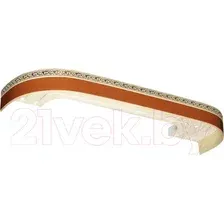 Карниз для штор LEGRAND Галант Neo Флора 2.4 / 48066835 (вишня)