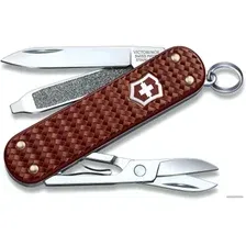 Нож-брелок Victorinox Classic Precious Alox 0.6221.4011G (коричневый)