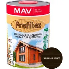 Защитно-декоративный состав MAV Profitex (1л, черный венге)