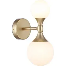 Светильник Ambrella LH51053/2 GD/FR (золото/белый матовый)