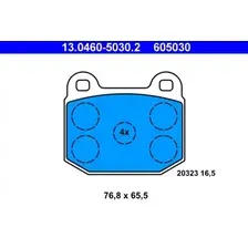 Тормозные колодки дисковые передняя ось ATE 13.0460-5030.2