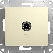 Розетка телевизионная Schneider Electric Glossa GSL000291 (бежевый)