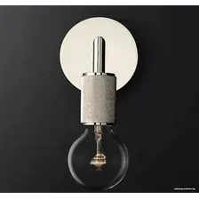 Бра ImperiumLoft Rh utilitaire single sconce silver 44.553 123286-22