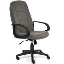 Офисное кресло TetChair СH-747 (флок, серый)