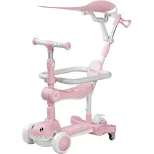 Самокат детский Ricos T-Rex JSCML603B (белый/розовый)