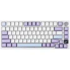Клавиатура Ajazz AK820 Pro (белый/фиолетовый, Ajazz Flying Fish)