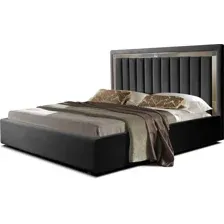 Двуспальная кровать ФорестДекоГрупп Софи 1 160x200 без ПМ (Veluta Lux 34)
