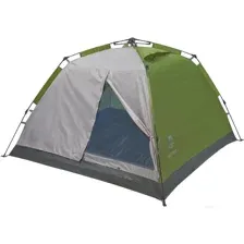 Треккинговая палатка Jungle Camp Easy Tent 3 (зеленый/серый)