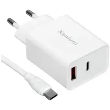 Сетевое зарядное Xenium X332 (белый)
