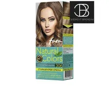 Крем-краска для волос тон 306 Золотистый каштан Natural Colors, FARA