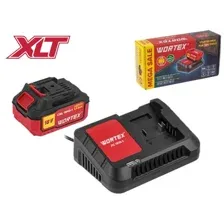 Набор аккумулятор 4 Ач и зарядное устройство 1х2 А WORTEX ALL1 XLT в кор. SET 18.0В,индикатор заряда,обрезиненный корпус