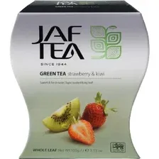 Чай зеленый Jaf цейлонский с ароматом клубники и киви, 100 г