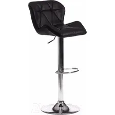 Стул барный Tetchair Biaggio (металл/экокожа, черный/хром)