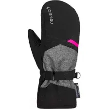 Варежки лыжные Reusch Helena R-Tex XT Mitten / 6331513-7771 (р-р 8, Blck/Blck Melang/Pink Glo)