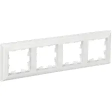 Рамка для выключателей и розеток IEK Brite BR-M42-12-K01 (белый)