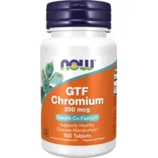 Минерал NOW Gtf Chromium 200mcg (100 таблеток)
