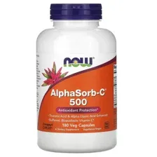AlphaSorb-C 500, 180 растительных капсул Now Foods