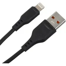 Кабель GoPower 00-00018568 USB Type-A - Lightning (1 м, черный)