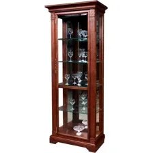 Шкаф-витрина Гомельдрев ГМ 5901-01 Береза (беловежский орех)