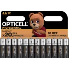 Комплект батареек Opticell Professional AA 5052005 (12шт)