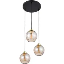 Подвесная люстра TK Lighting Devi Amber 4637