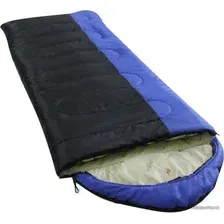 Спальный мешок BalMax Аляска Camping Plus Series -5 (левая молния, синий/черный)