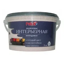 Краска Palizh Интерьерная моющаяся 3.7 кг (барбарис)