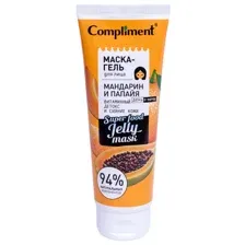 Маска-гель для лица Compliment Мандарин и Папайя витаминный детокс и сияние кожи 130мл