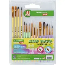Набор кистей Brauberg Kids / 201081 (15шт)