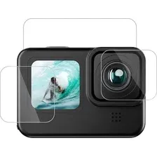 Комплект защитных стекол для камеры Zarrumi TG-910 для GoPro HERO12/11/10/9