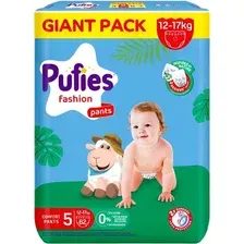 Трусики-подгузники Pufies Pants Fashion Junior 12-17кг (62 шт)