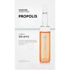 Маска для лица тканевая Missha Mascure Nutrition Solution Sheet Mask Propolis питательная (28мл)