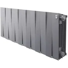 Биметаллический радиатор Royal Thermo PianoForte 300 Silver Satin (14 секций)