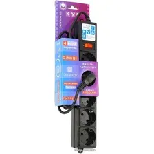 Сетевой фильтр Power Cube SPG-B-6-BLACK(ОТКР)
