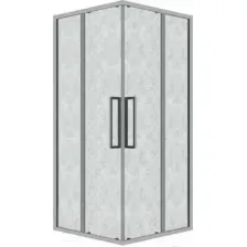 Душевой уголок Grossman Cosmo 80x80x195 300.K33.02.8080.10.02 (хром/шиншилла стекло)