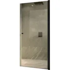 Душевая дверь MaybahGlass 80x198 / MGD-804-6 (бронзовое стекло/черный)