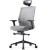 Офисное кресло Bestuhl J1 Black Pl с подголовником (серый)