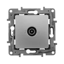 Розетка Legrand Etika 672463 (алюминий)