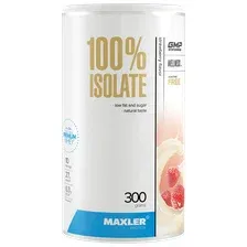 Изолят Maxler 100 Isolate (90 protein low fat/sugar) 300 g (can) - Strawberry