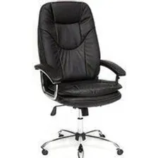 Офисное кресло TetChair Softy Lux (иск. кожа, черный)